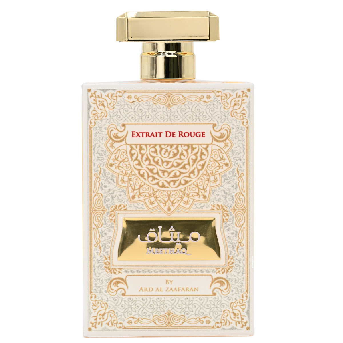 Meethaq Extrait De Rouge by Ard Al Zaafaran unisex EDP 3.3 / 3.4 oz New in Box 6438585524781