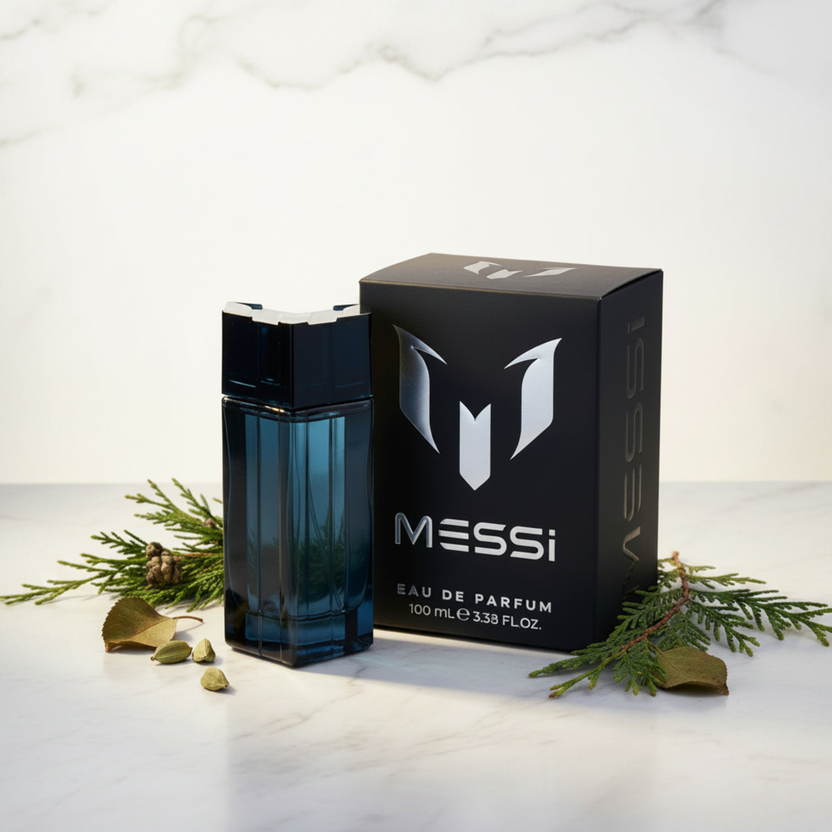 Messi Eau de Parfum Spray for Men 3.38 oz (100 mL) by Messi Fragrances 9349830100957