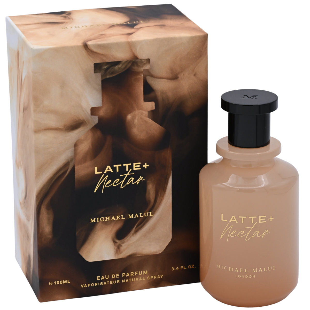 Michael Malul Latte + Nectar Eau de Parfum Spray for Women 3.4 oz (100 mL) New in Box 810181100020
