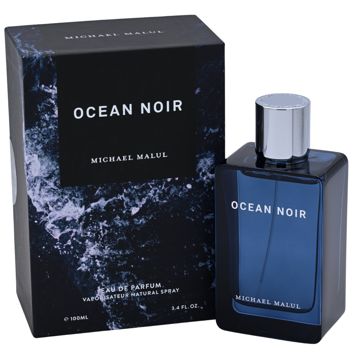 Michael Malul Ocean Noir EDP Spray Men 3.4 oz 100ml New Box 850067815013