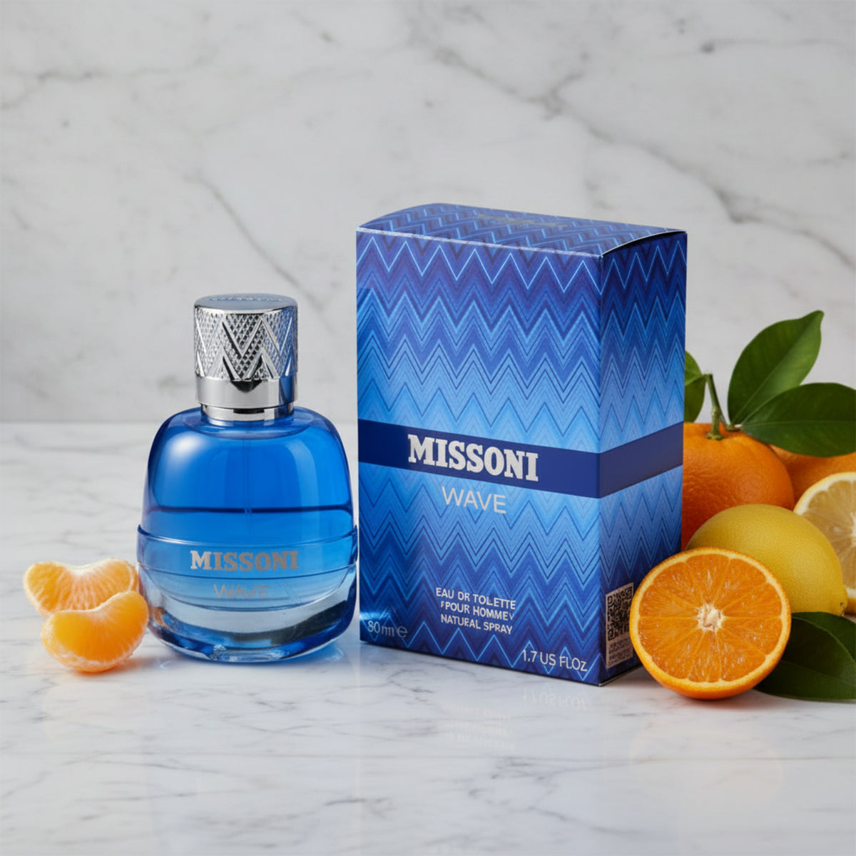 Missoni Wave Eau de Toilette (EDT) Spray for Men 1.7 oz / 50 ml New Retail Box 8011003858149