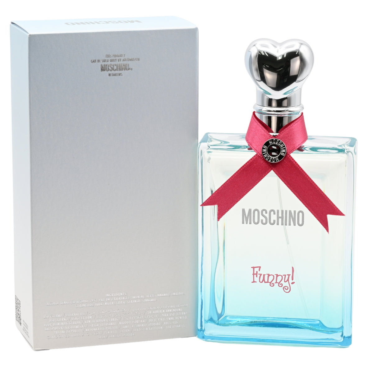 MOSCHINO FUNNY Perfume 3.3 / 3.4 oz EDT For Women New in Box 8011003991617
