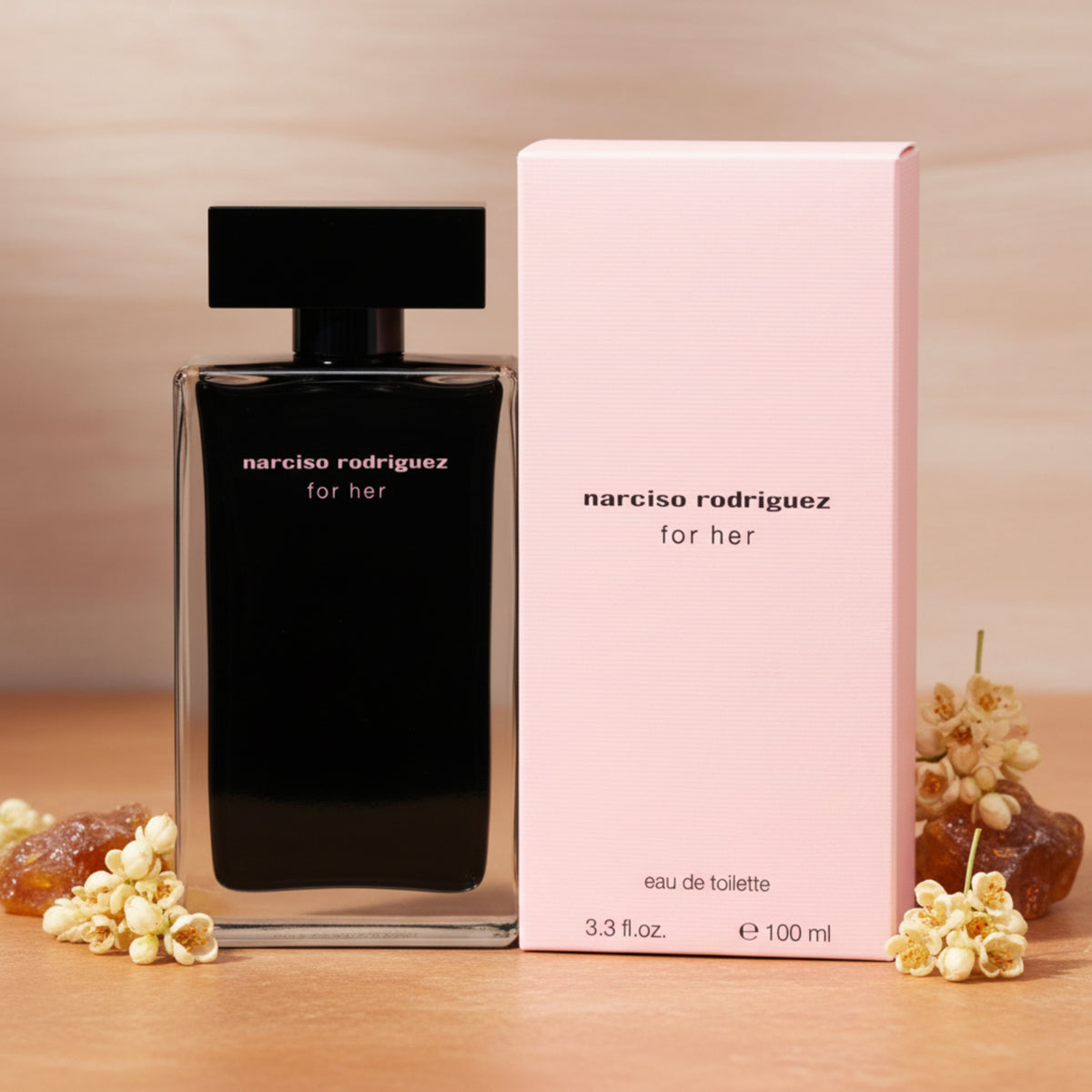 Narciso Rodriguez For Her by Narciso Rodriguez EDT 3.3 / 3.4 oz New In Box 3423470890020