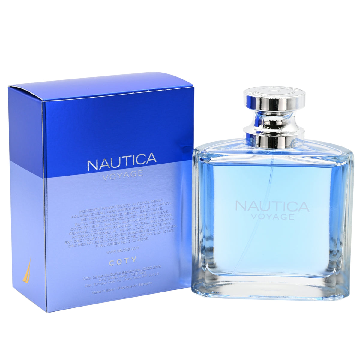 NAUTICA VOYAGE by Nautica Cologne for Men EDT 3.4 oz New in Box 031655531908
