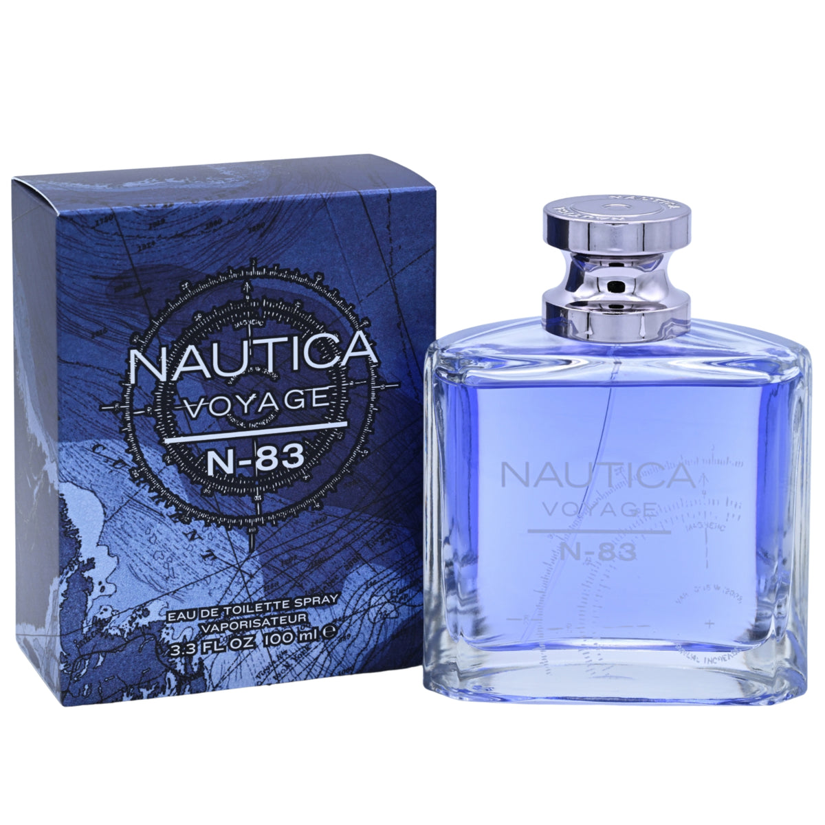 NAUTICA VOYAGE N - 83 for men 3.3 / 3.4 oz edt Cologne New in Box 3607348938230