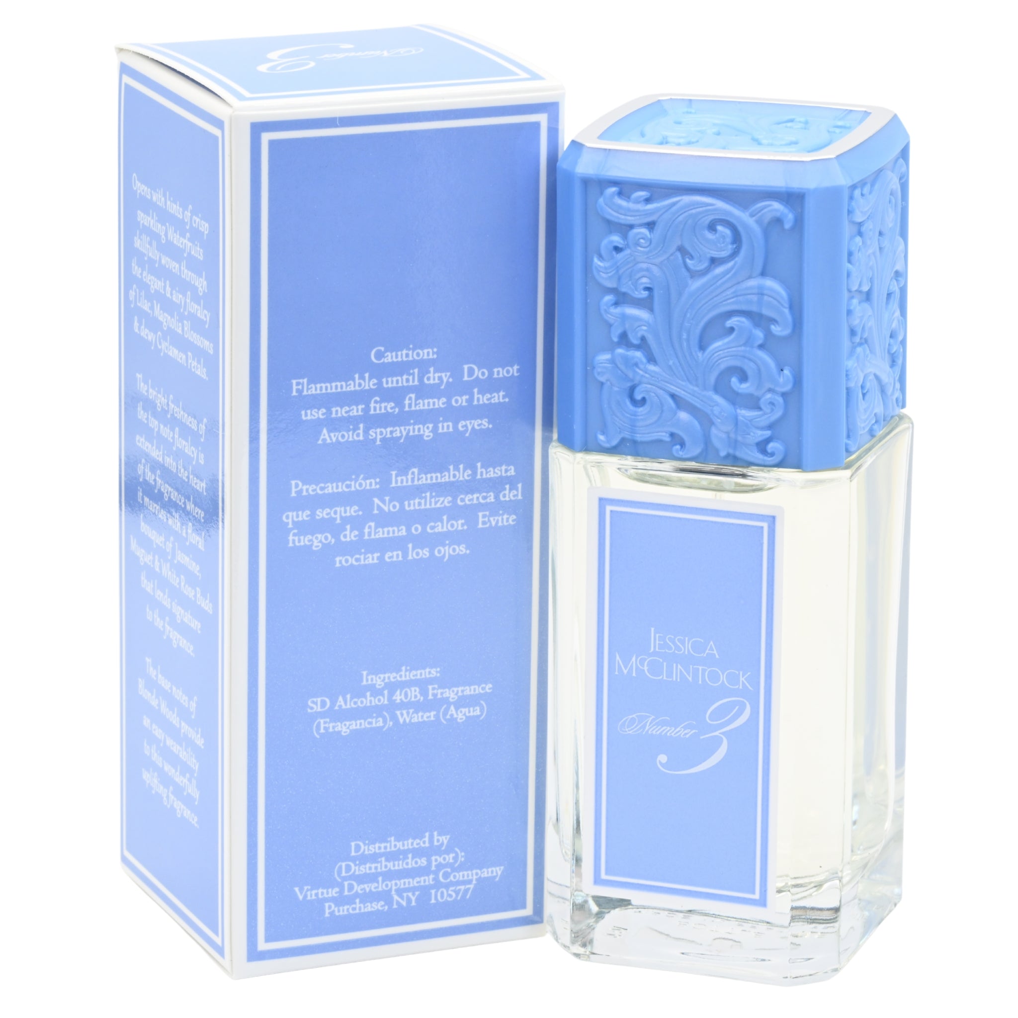 Number # 3 by Jessica McClintock 3.3 / 3.4 oz EDP Perfume for Women Ne