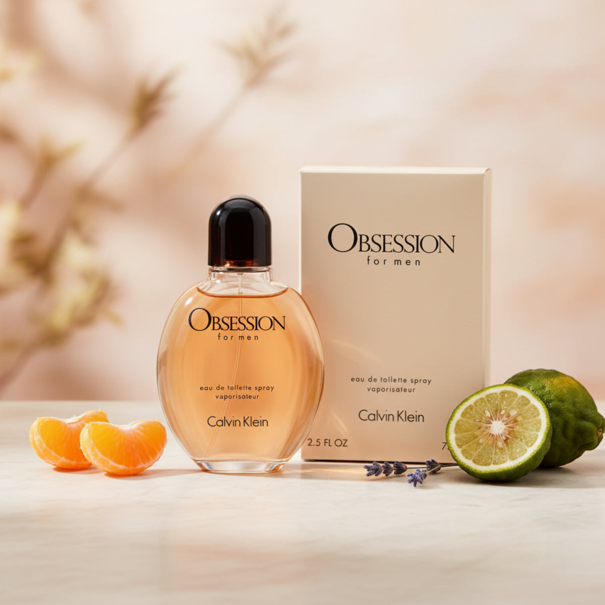 OBSESSION by Calvin Klein cologne for men EDT 2.5 oz New in Box 088300606504