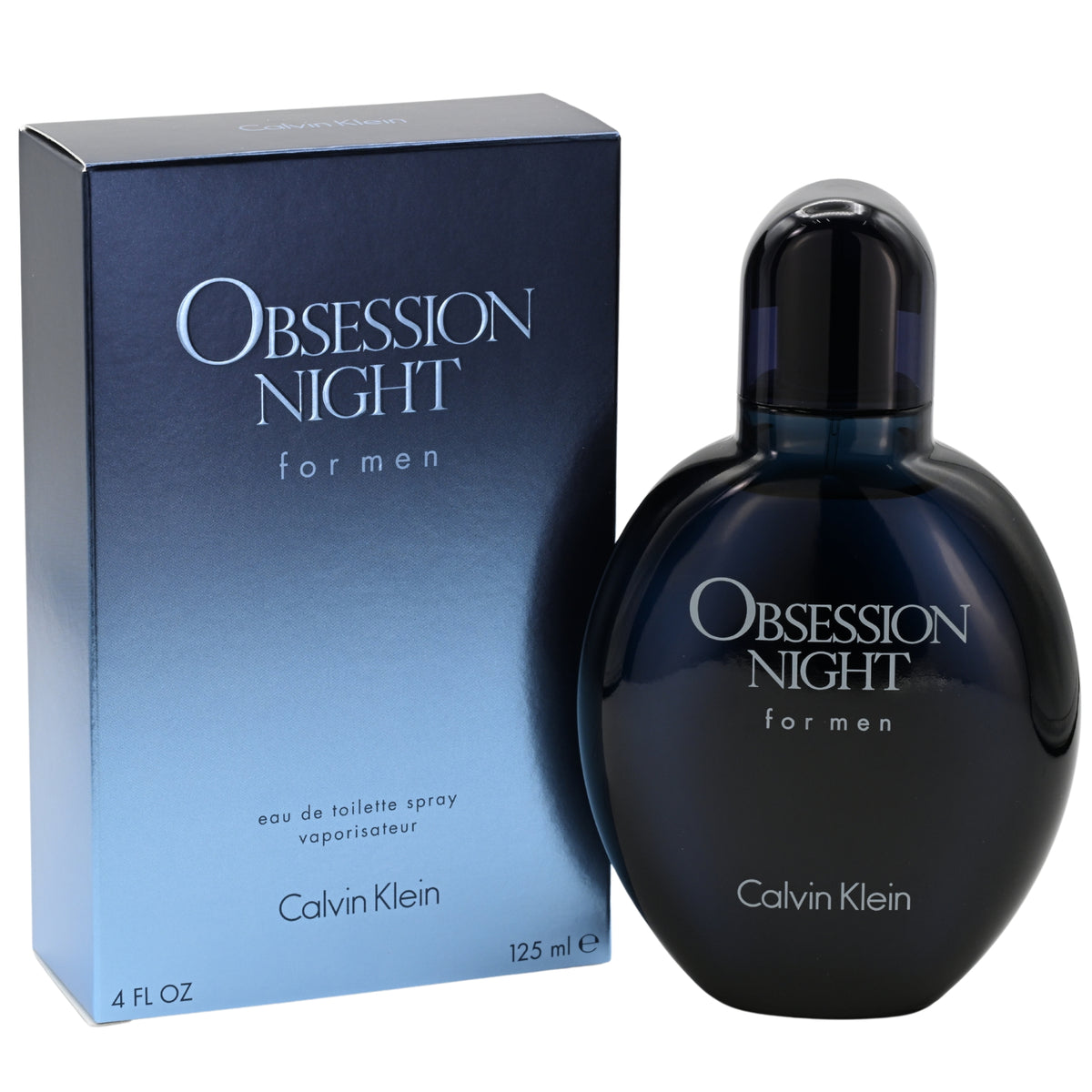 OBSESSION NIGHT by Calvin Klein 4 / 4.0 oz EDT Cologne for Men New In Box 088300150458