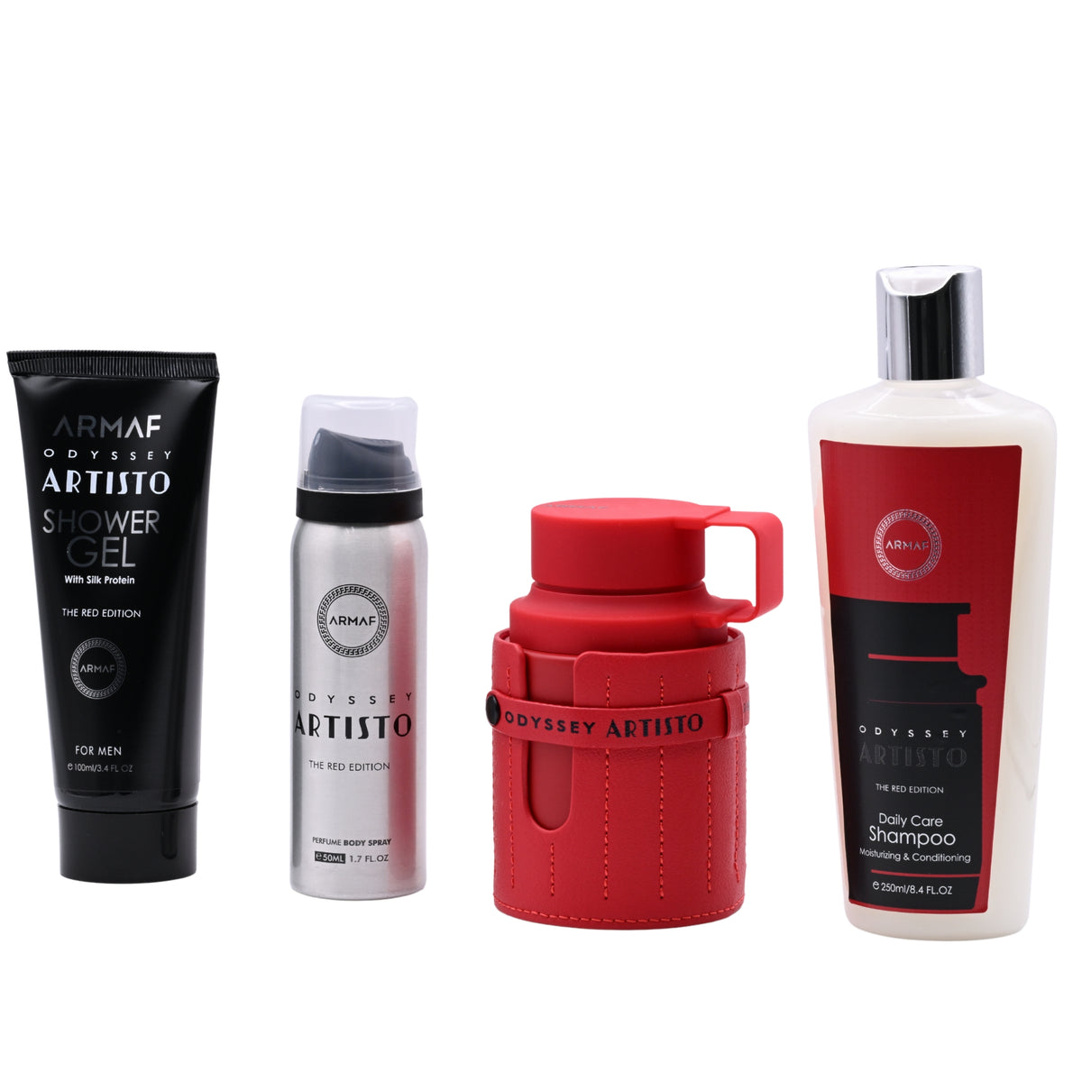 Odyssey Artisto The Red Edition by Armaf 4 pcs gift set for men EDP New in Box 6295199809280