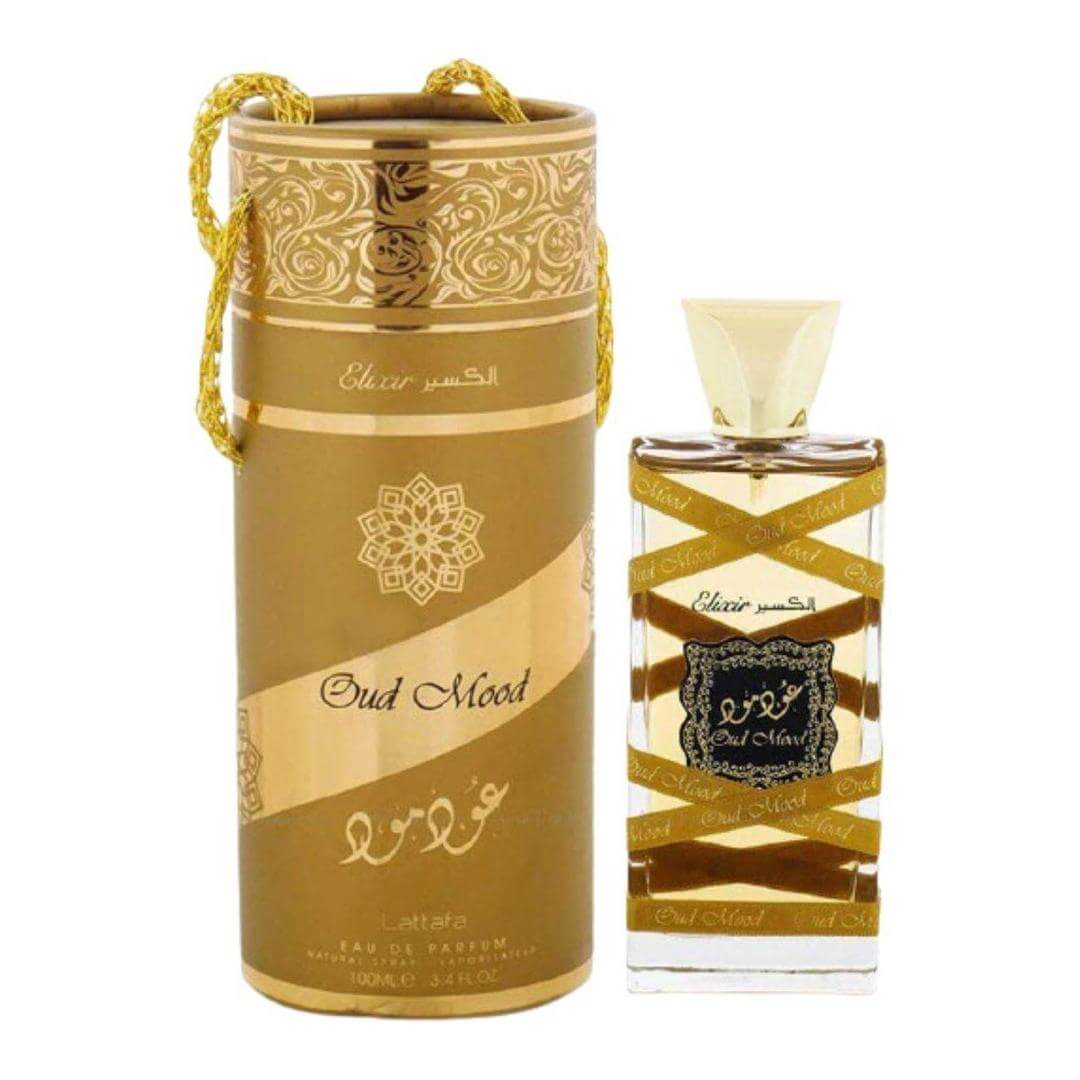 Oud Mood Elixir by Lattafa perfume for unisex EDP 3.3 / 3.4 oz. New in Box 6291106068177