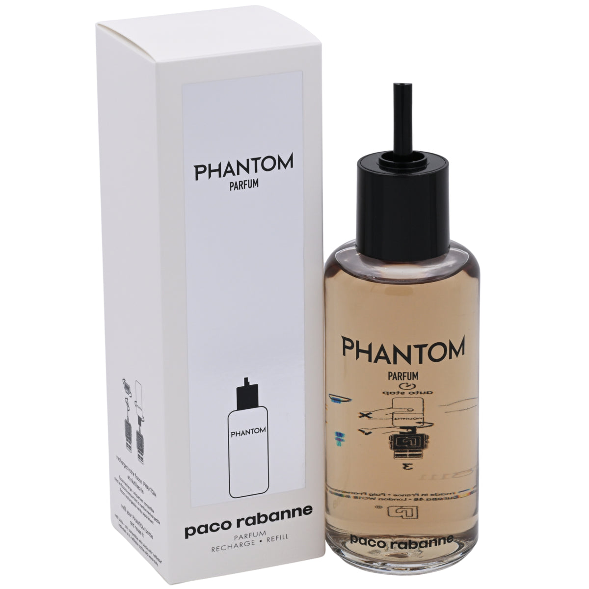 Paco Rabanne Phantom Eau de Parfum Refill for Men 6.8 oz (200 ml) by Rabanne 3349668614615