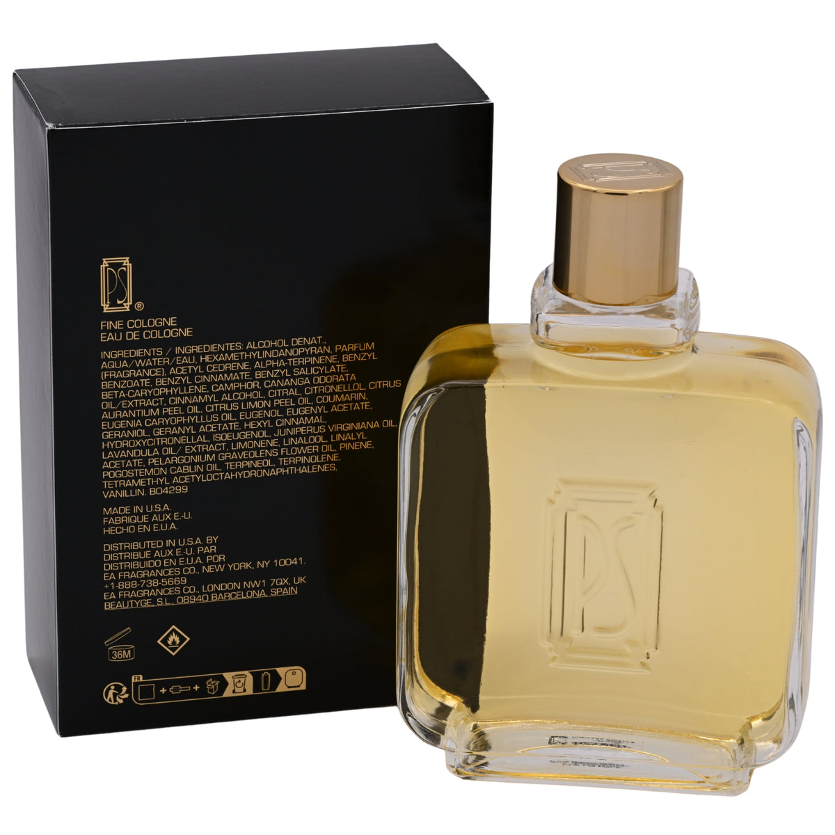 Paul Sebastian PS Cologne Splash 8.0 oz for Men New in Box 716393029176
