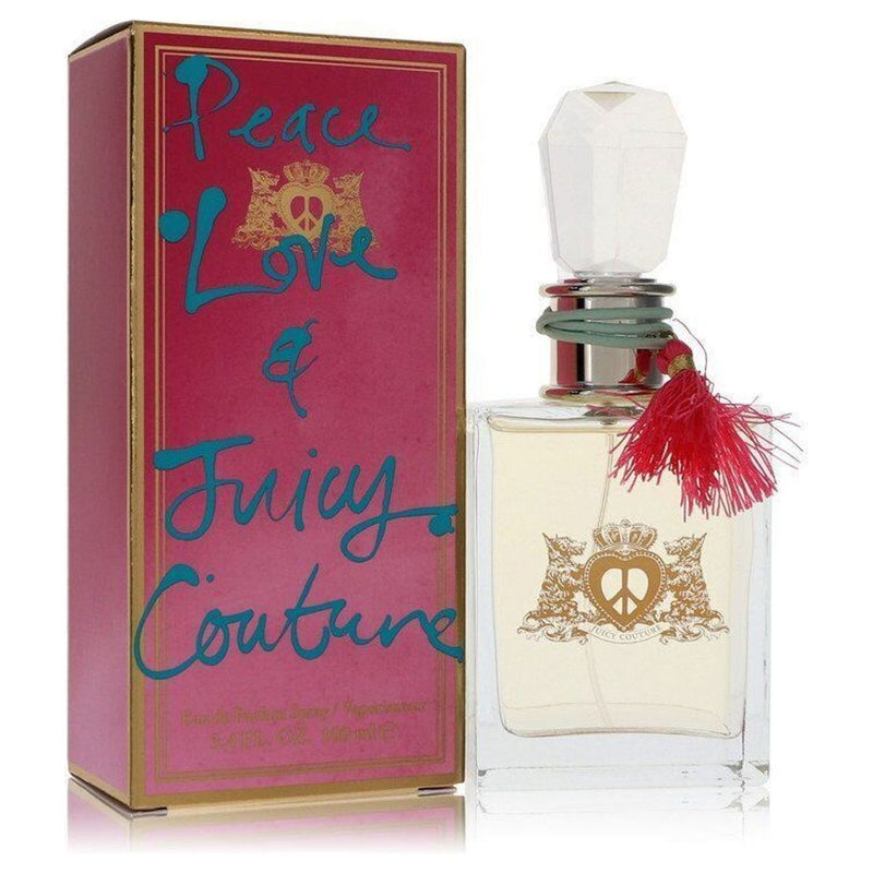 Peace Love & JUICY COUTURE Perfume Women 3.4 oz edp 3.3 NEW IN BOX