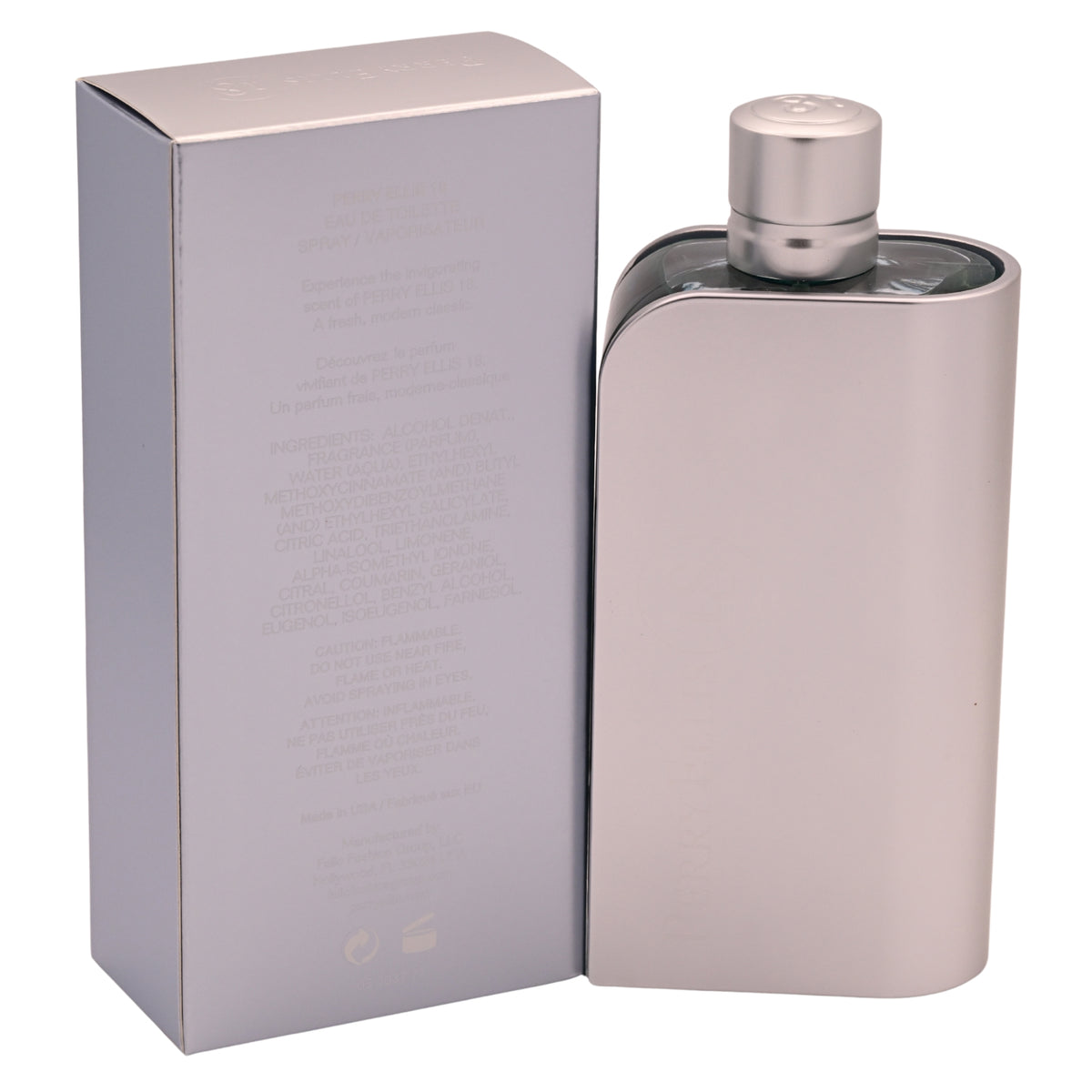 Perry 18 by Perry Ellis Cologne for Men EDT 3.3 / 3.4 oz New in Box 844061001176