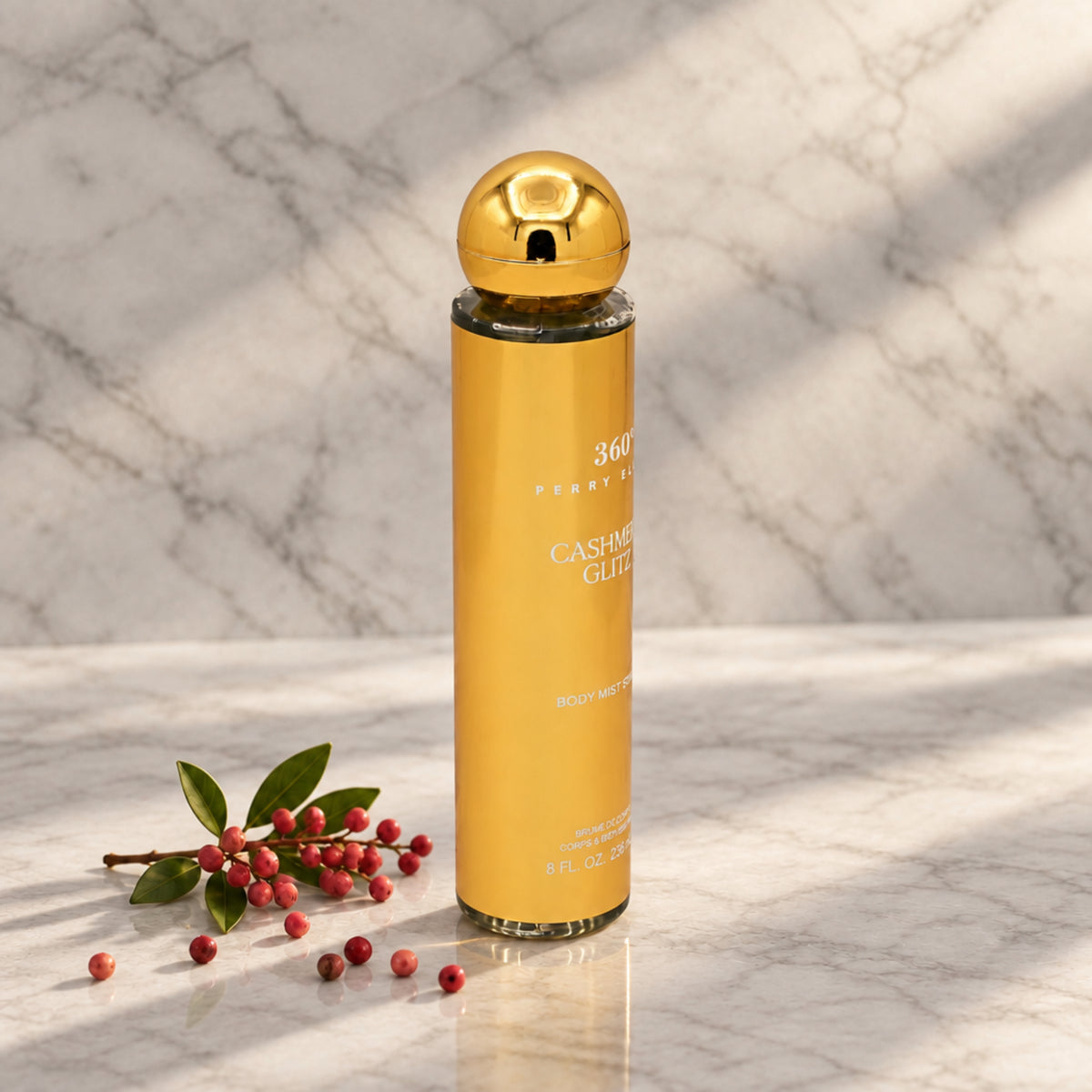 Perry Ellis 360° Cashmere Glitz Fragrance Mist Spray Women 8 oz Body Mist 844061017627