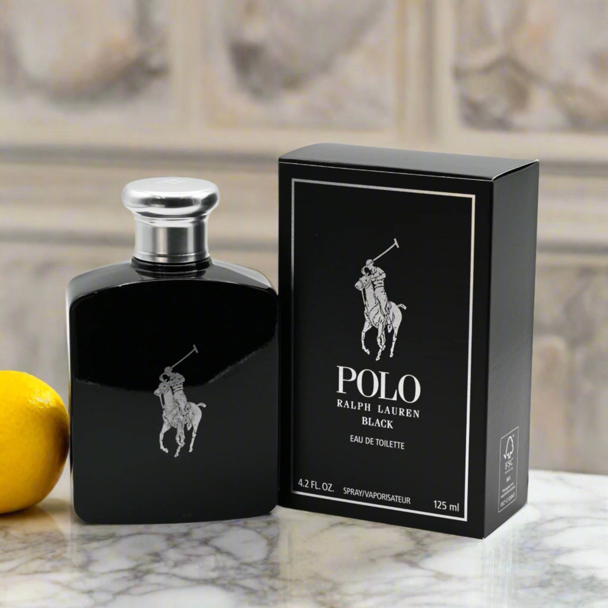 POLO BLACK by Ralph Lauren 4.2 oz edt Cologne for men New in Box 3360377032767