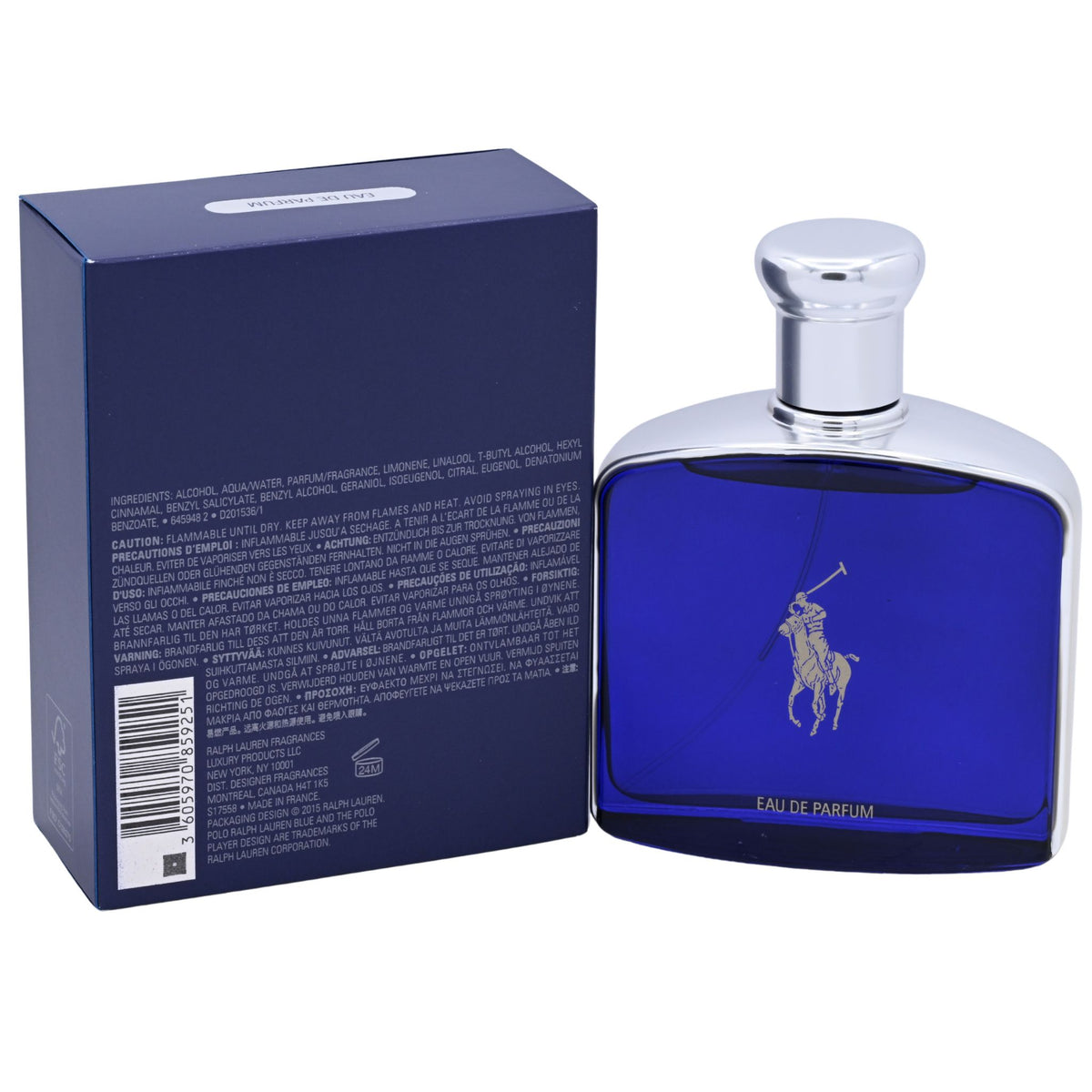 Polo Blue by Ralph Lauren cologne for men EDP 4.2 oz New in Box 3605970859251