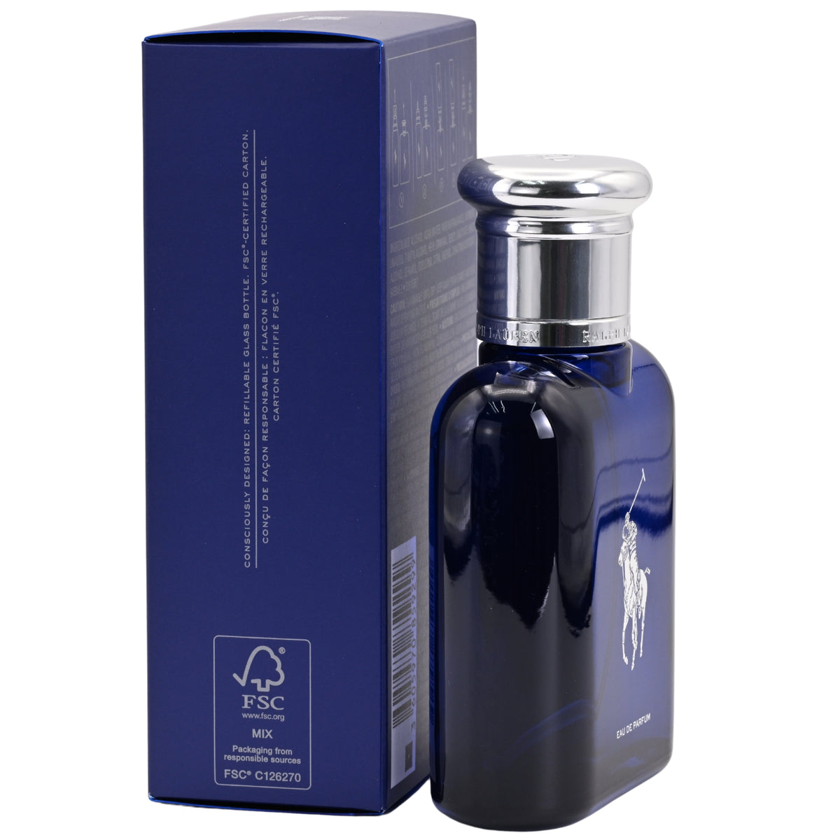 Polo Blue (Refillable) by Ralph Lauren cologne for men EDP 2.5 oz New in Box 3605970859299