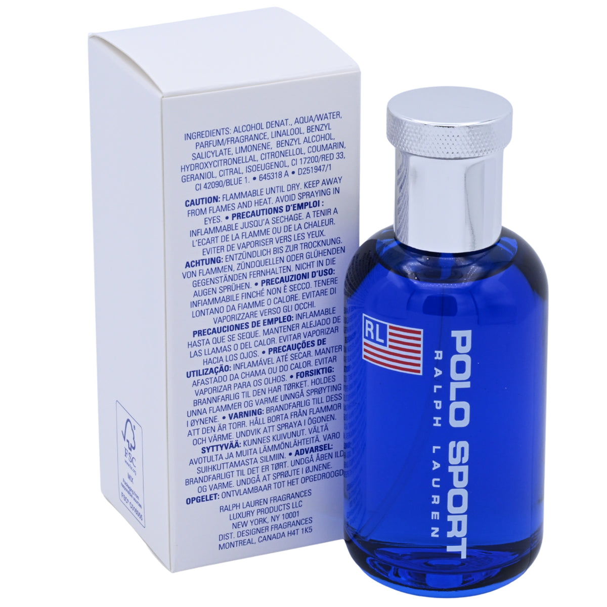 POLO SPORT by Ralph Lauren cologne for men EDT 2.5 oz New in Box 3360372055419