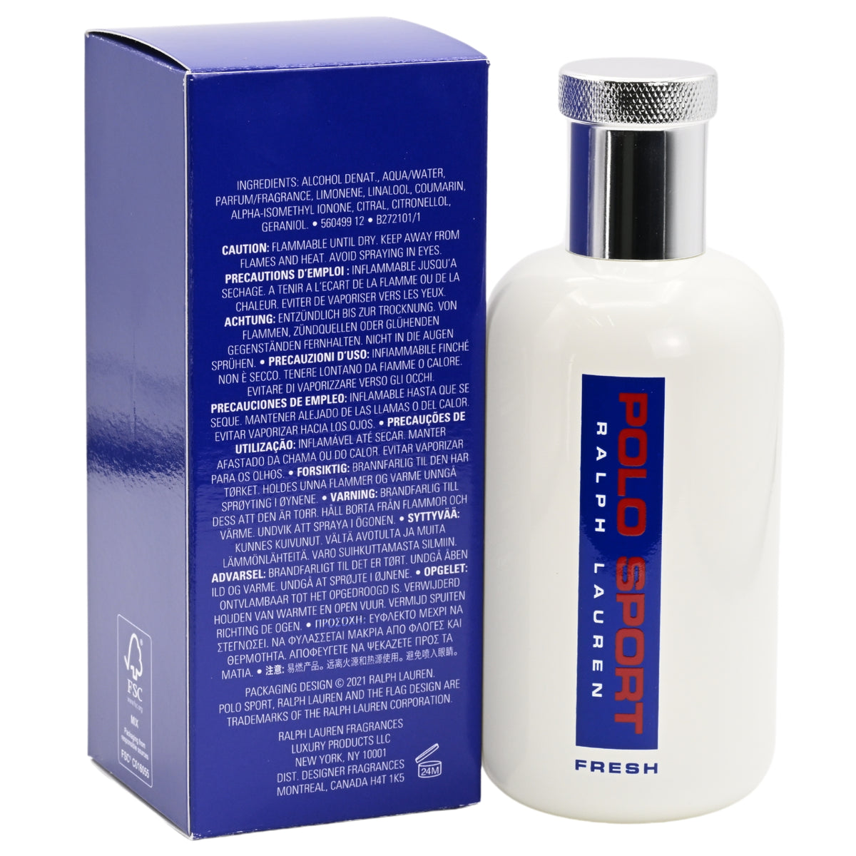 POLO SPORT FRESH by Ralph Lauren cologne for men EDT 4.2 oz New in Box 3605972455338