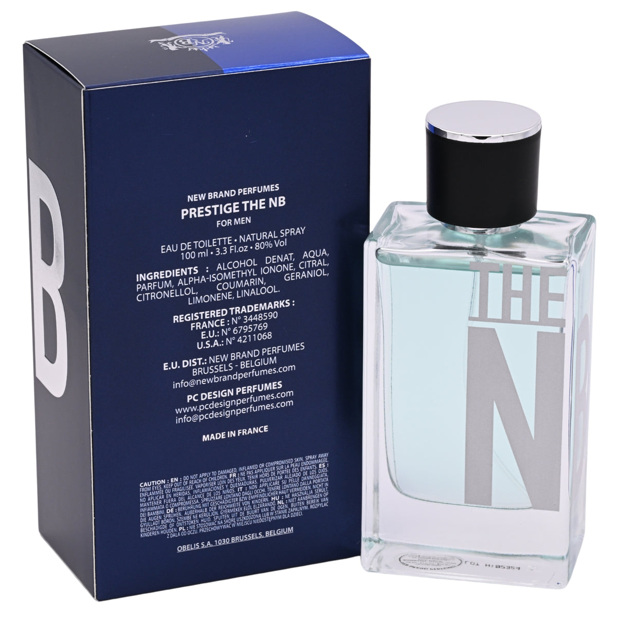 Prestige The NB by New Brand cologne for men EDT 3.3 / 3.4 oz New In Box 5425039220925