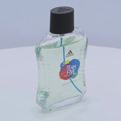 TEAM FIVE Adidas men cologne edt 3.4 oz 3.3 NEW IN BOX