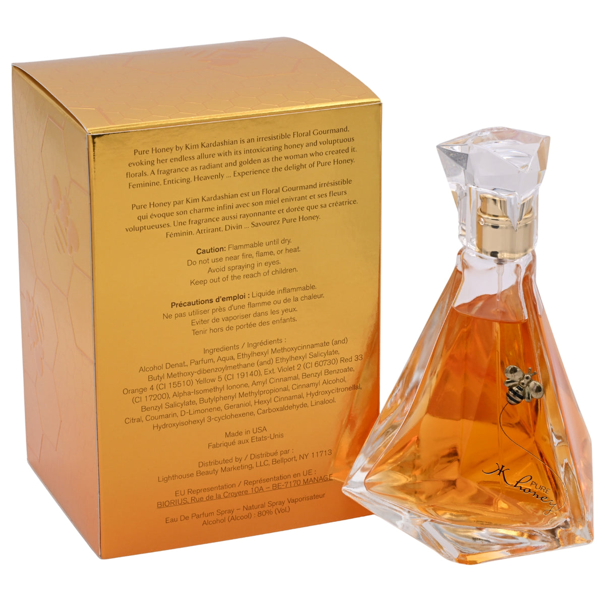 Pure Honey by Kim Kardashian perfume for women EDP 3.3 / 3.4 oz New in Box 049398940116