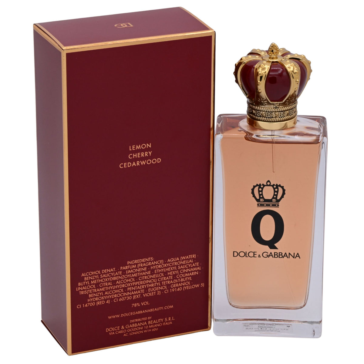 Q by Dolce & Gabbana perfume for women EDP 3.3 / 3.4 oz New in Box 8057971183661