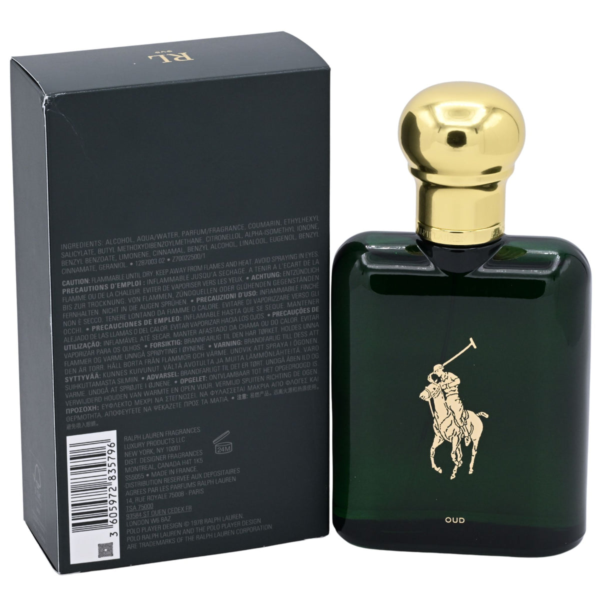 Ralph Lauren Polo Oud Eau de Parfum (EDP) Spray for Men, 4.2 oz (125 ml) 3605972835796