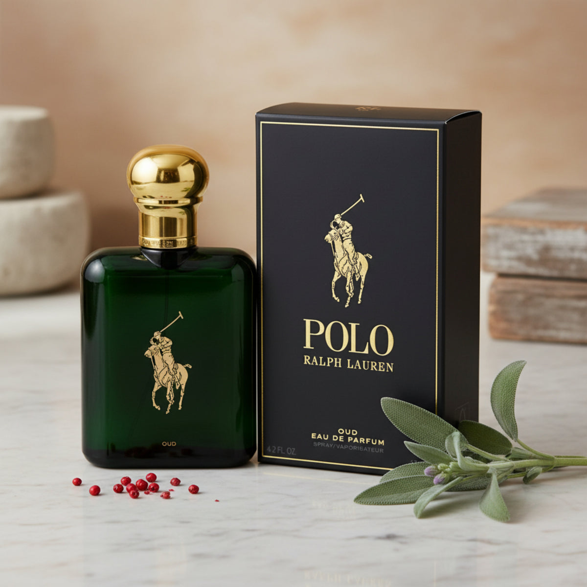 Ralph Lauren Polo Oud Eau de Parfum (EDP) Spray for Men, 4.2 oz (125 ml) 3605972835796