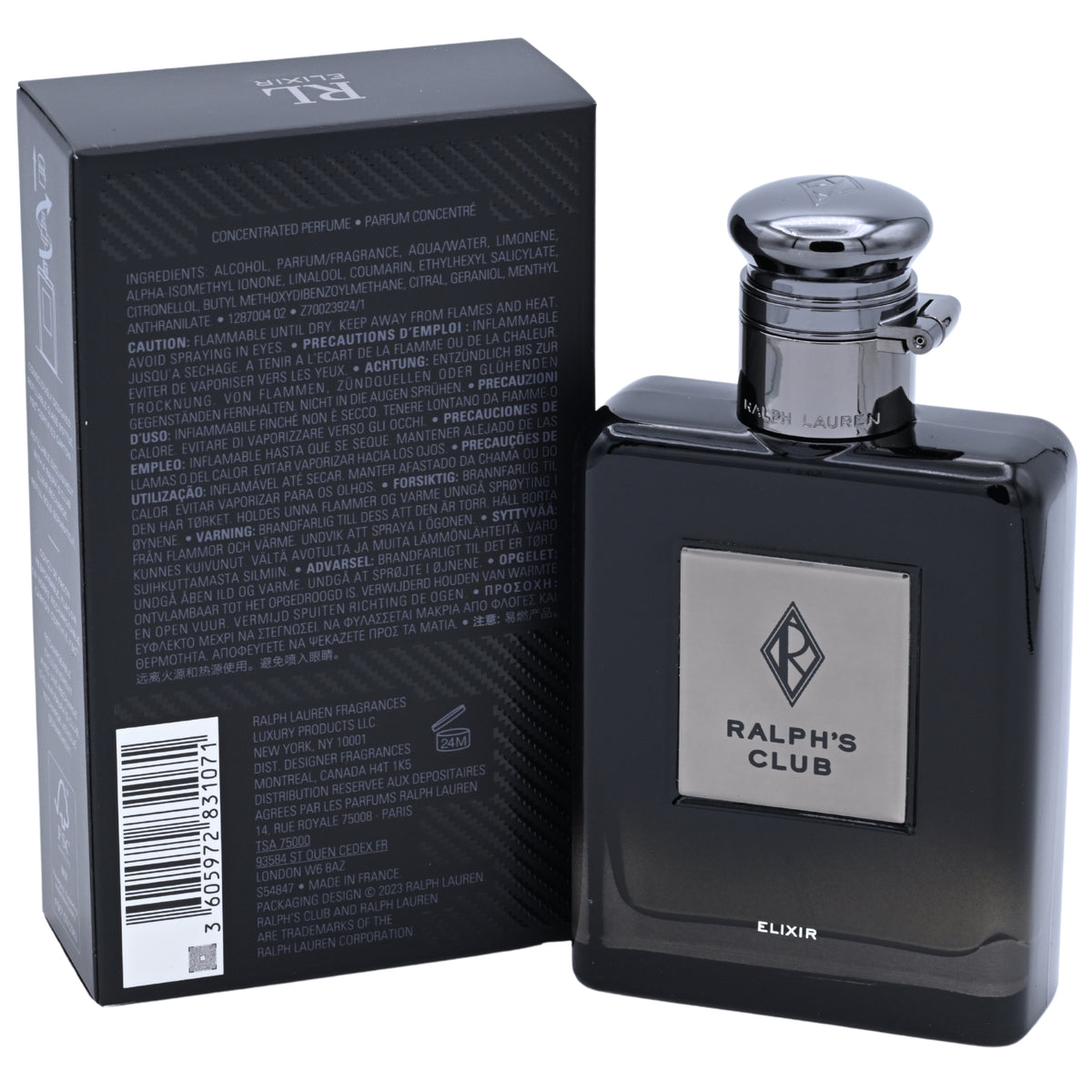 Ralph's Club Elixir by Ralph Lauren for men Parfum 2.5 oz New in Box 3605972831071