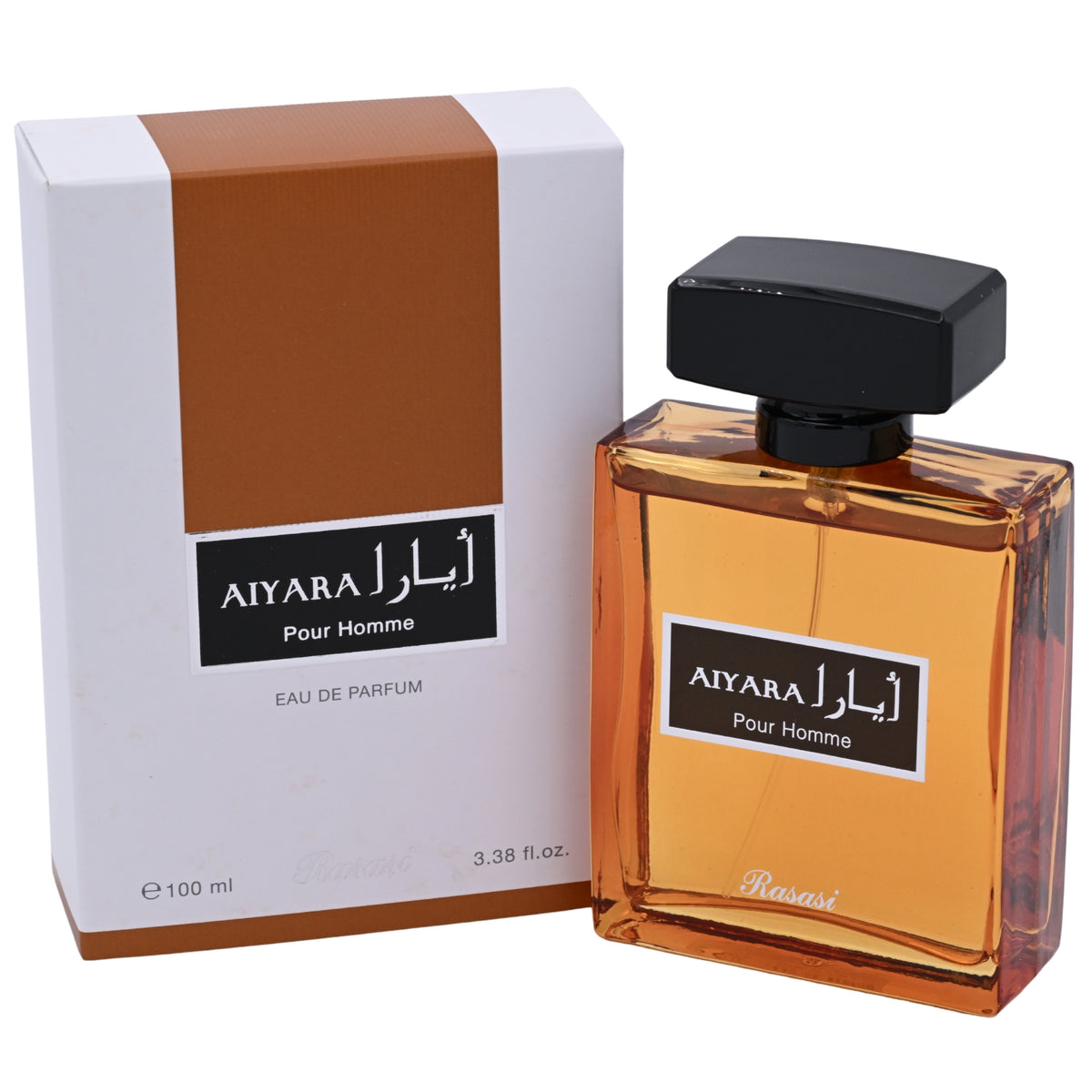 Rasasi Aiyara Pour Homme Eau de Parfum Spray for Men 3.38 fl oz (100 ml) by Rasasi 614514261033