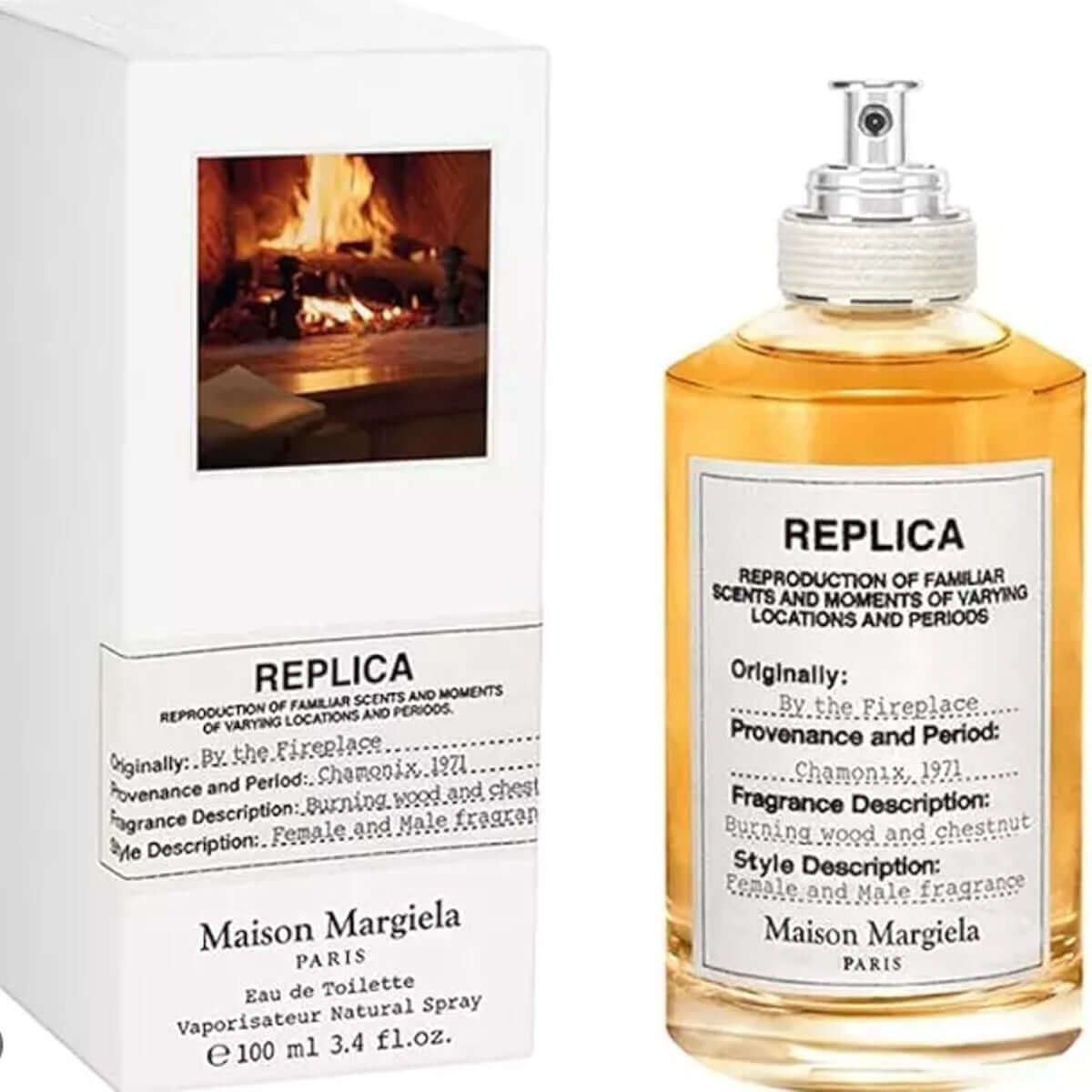 Replica By the Fire Place by Maison Margiela unisex EDT 3.3 / 3.4 oz New in Box 3614270562112