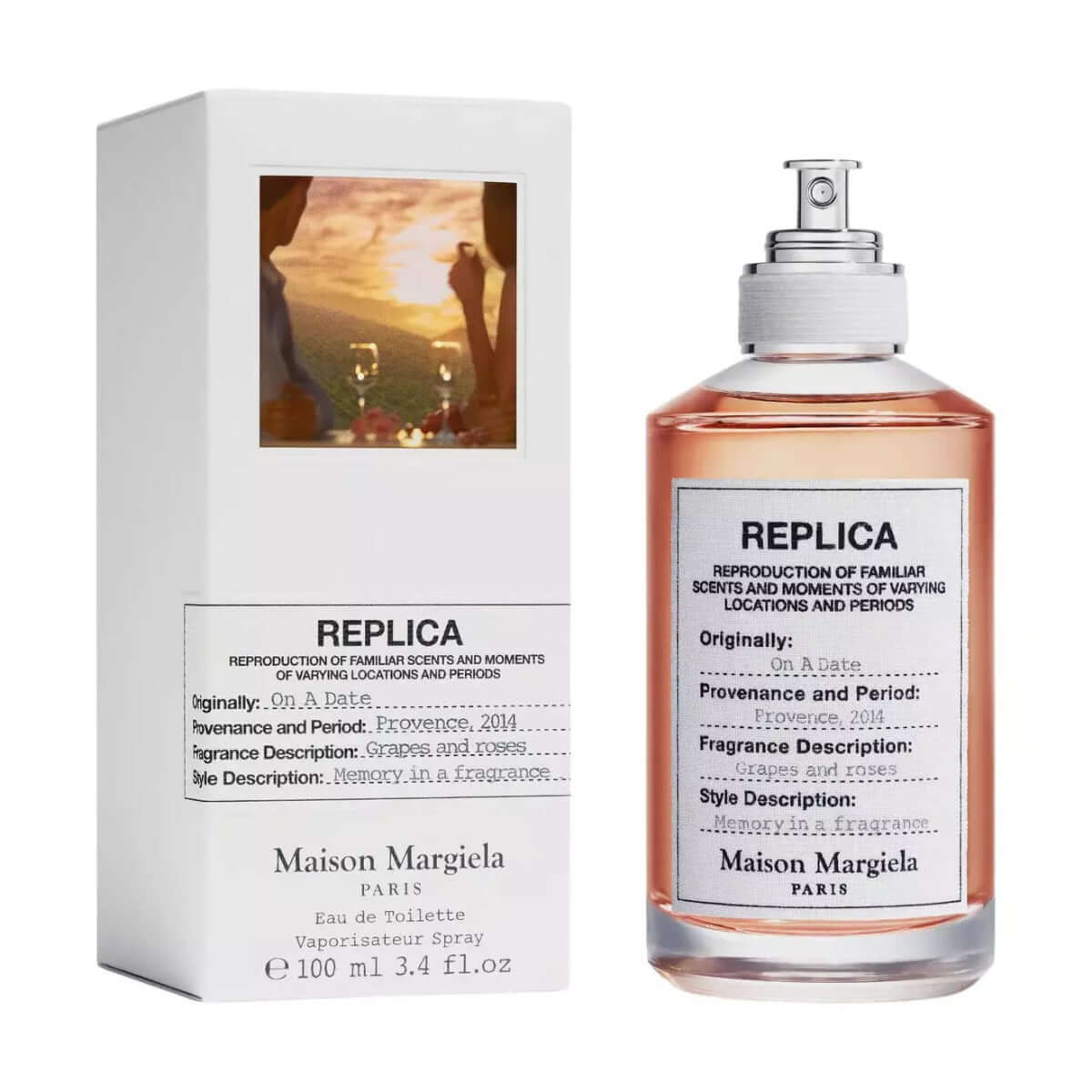 Replica On a Date by Maison Margiela for unisex EDT 3.3 / 3.4 oz New in Box 3614273711784
