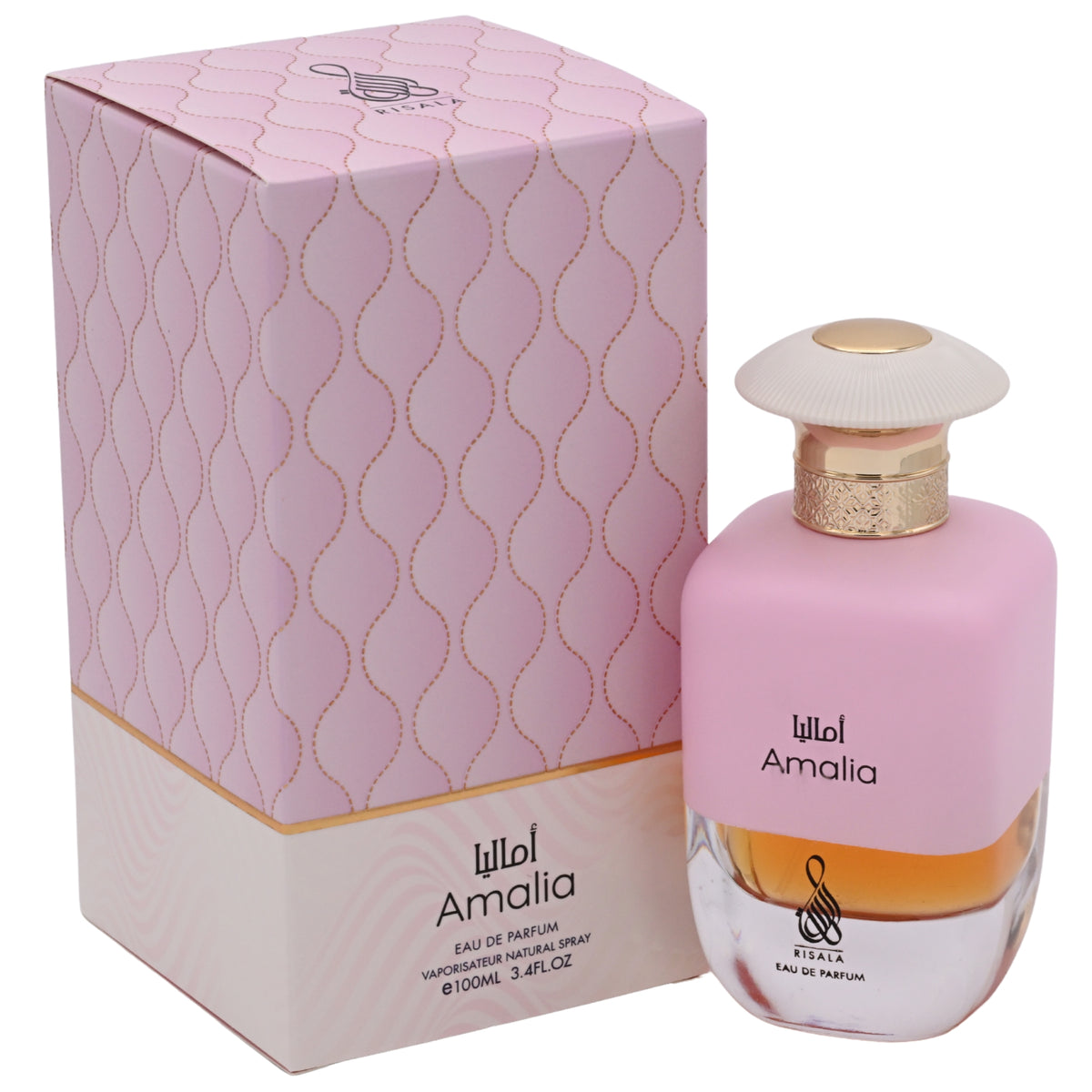 Risala Amalia Eau de Parfum Spray for Women 3.4 oz (100 ml) - New Retail Box 6294015190618