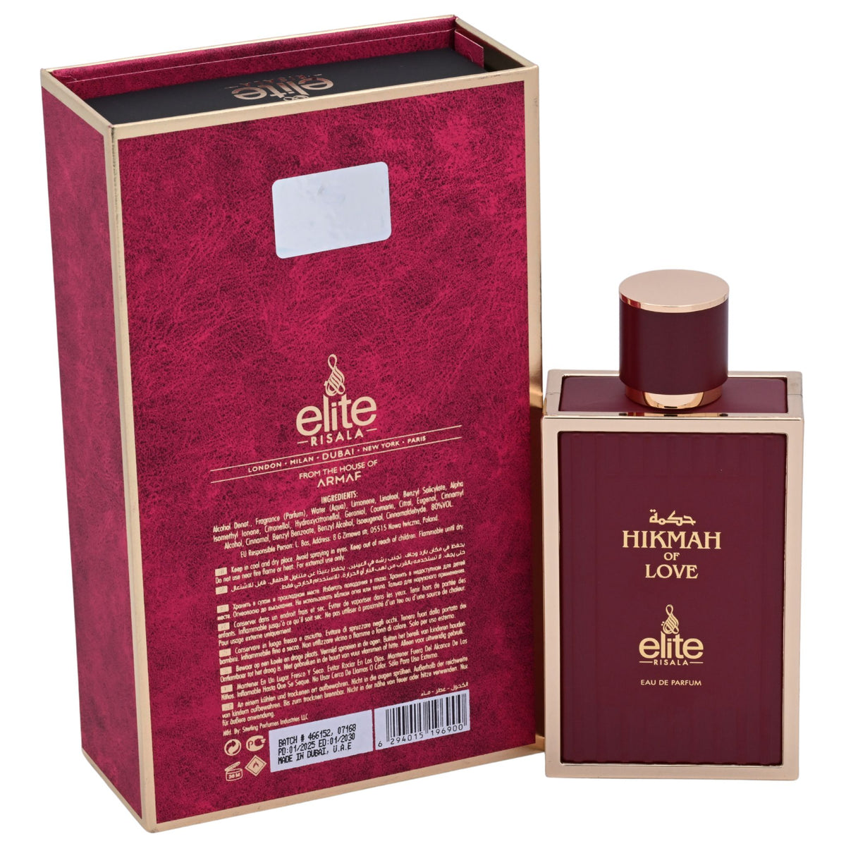 Risala Elite Hikmah of Love Eau de Parfum Spray for Women 3.4 oz (100 ml) 6294015196900