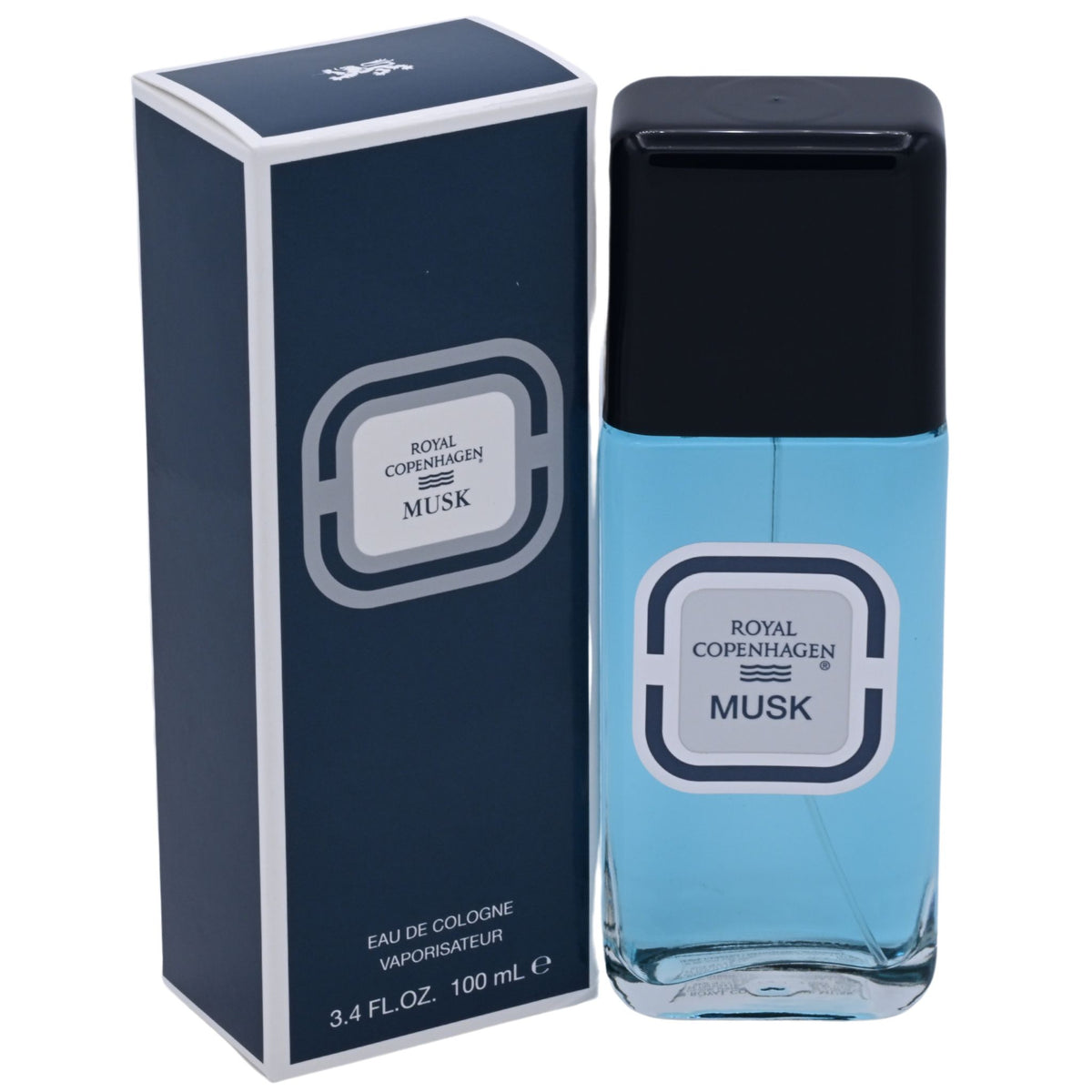 Royal Copenhagen Musk Men 3.3 / 3.4 oz Cologne edc Spray New in Box 603531130224