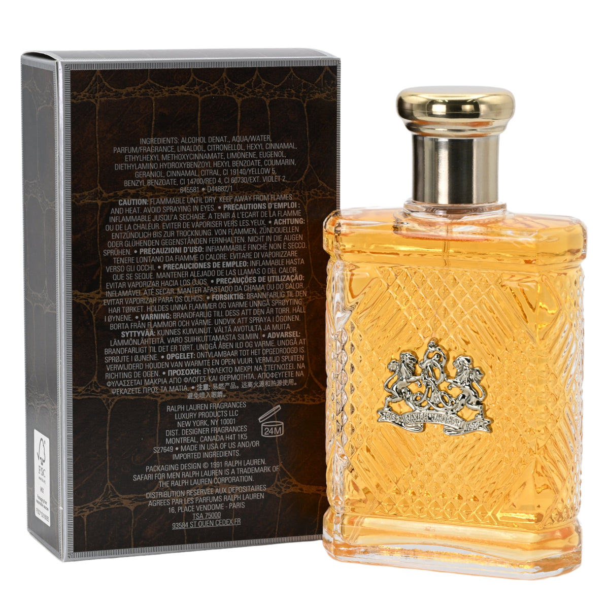 SAFARI by RALPH LAUREN Cologne for Men EDT 4.2 oz New In Box 3360372013648