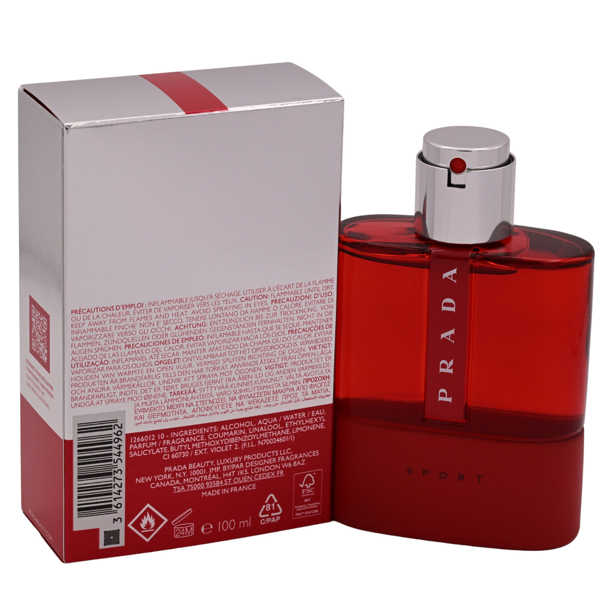 Sport Luna Rossa by Prada cologne for men EDT 3.3 / 3.4 oz New in Box 8435137737819