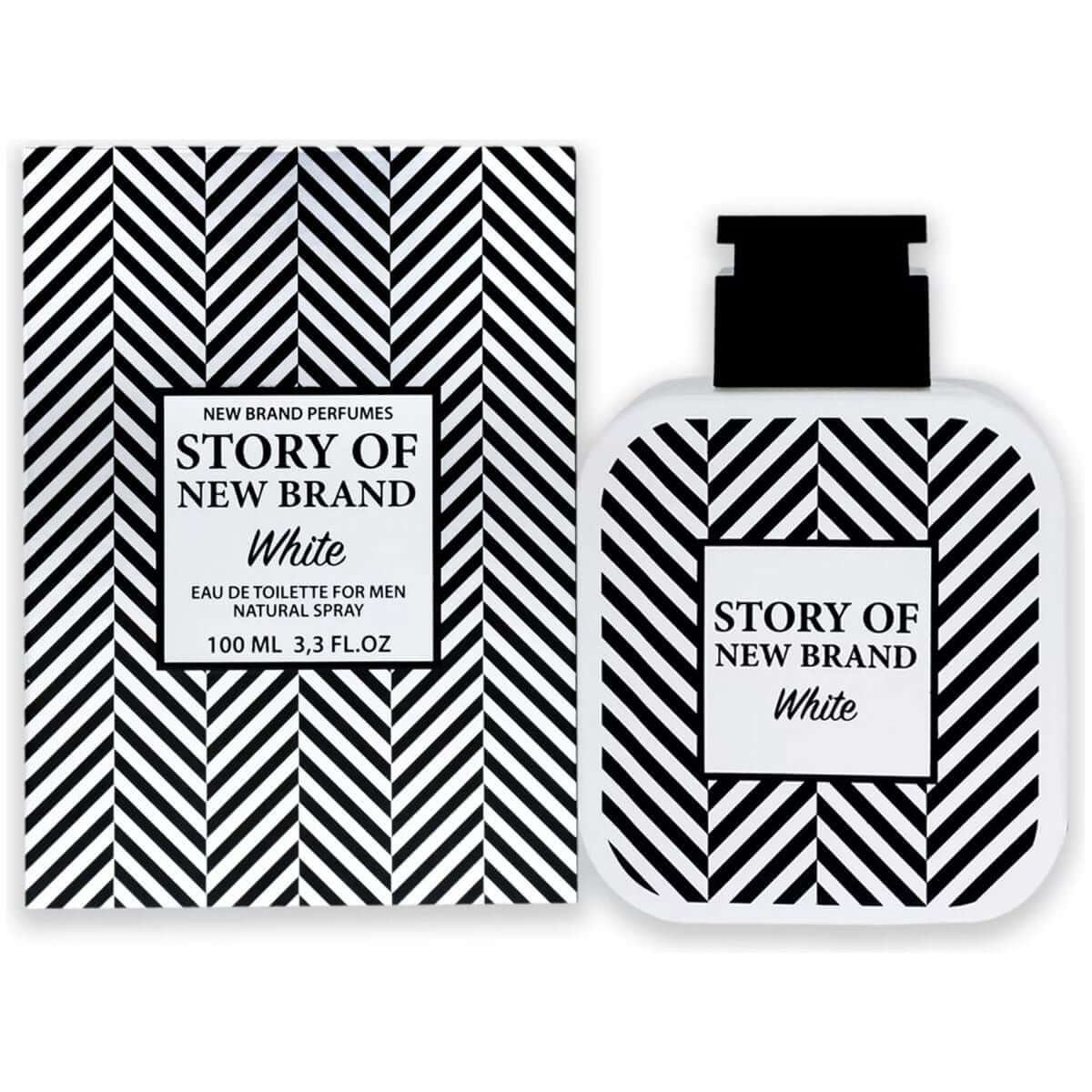 Story of New Brand White by New Brand cologne men EDT 3.3 / 3.4 oz New In Box 5425039220482