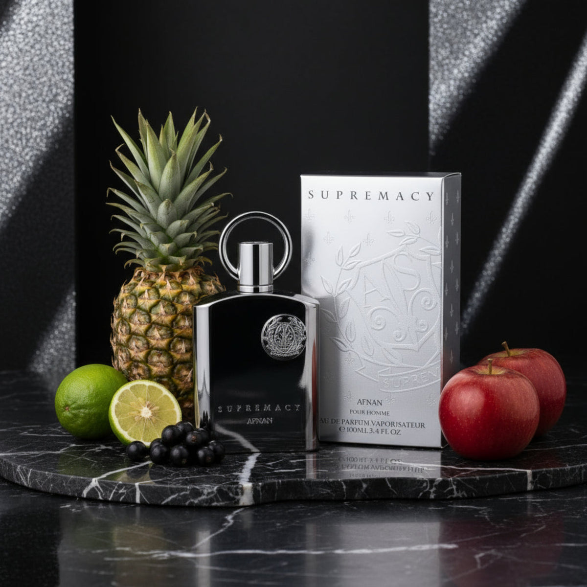 Supremacy Silver by Afnan cologne for men EDP 3.3 / 3.4 oz New in Box 6290171000976