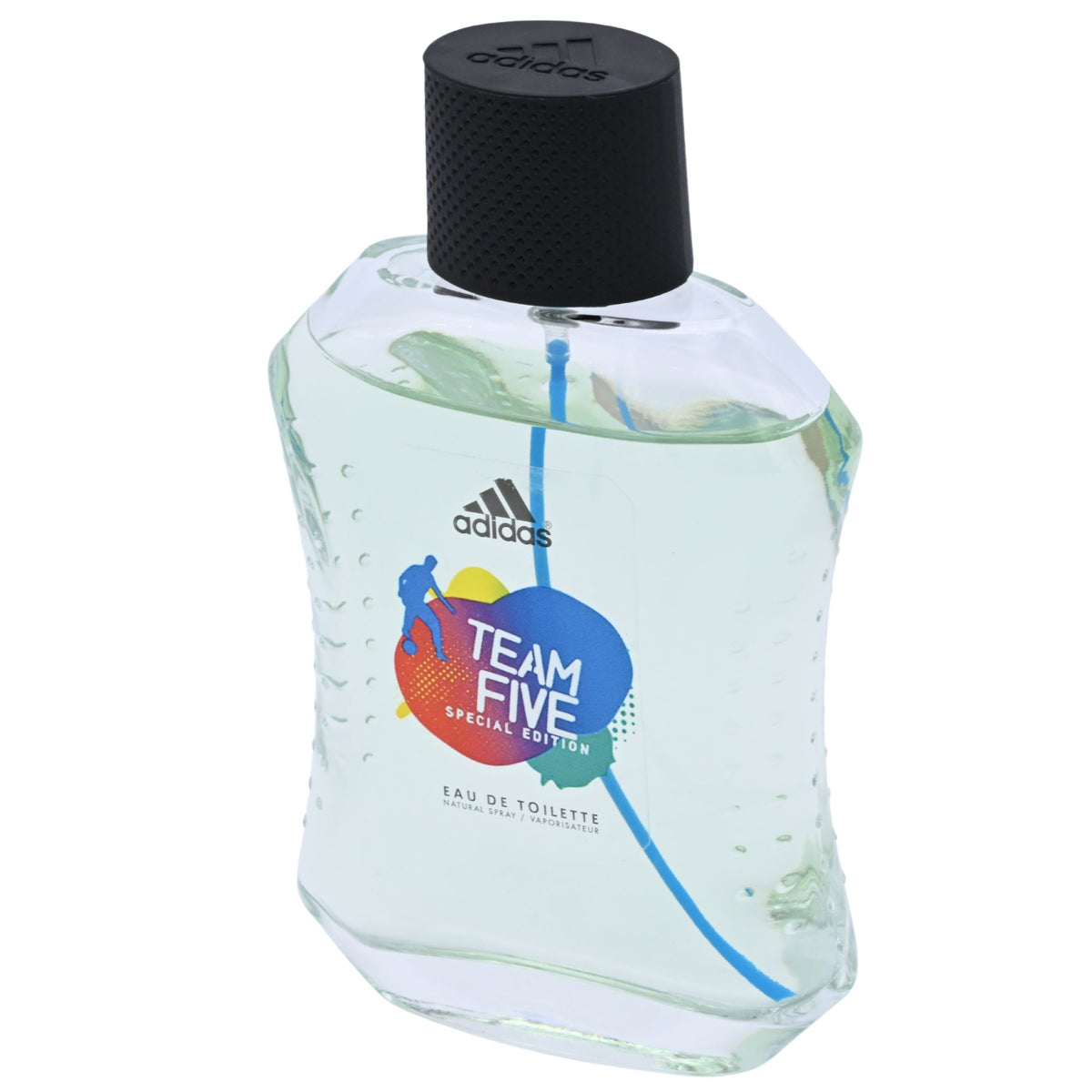 TEAM FIVE Adidas men cologne edt 3.4 oz 3.3 NEW IN BOX 3607346551035