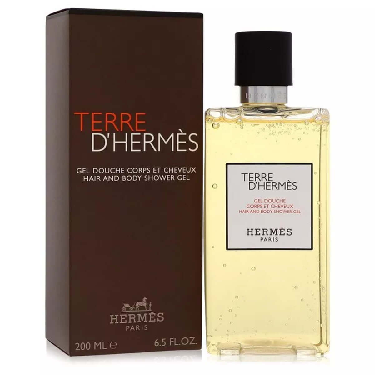 Terre D'Hermes By Hermes hair & body shower gel for men 6.5 oz New in Box 3346130009894