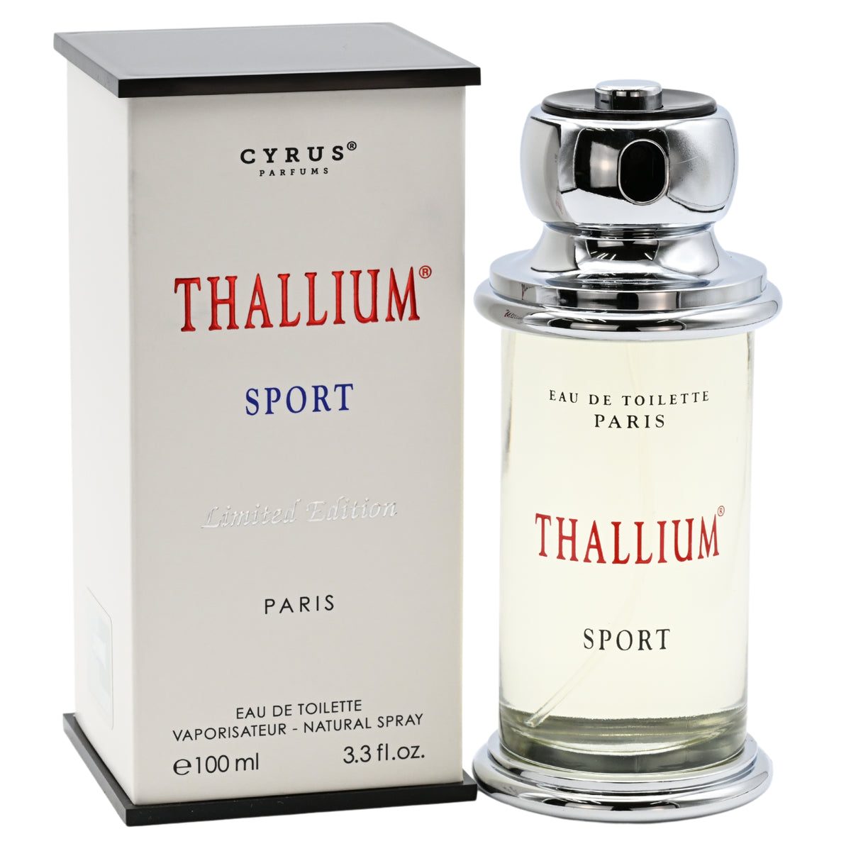 THALLIUM SPORT by YVES DE SISTELLE for Men EDT 3.3 / 3.4 oz New In Box 3442151009223