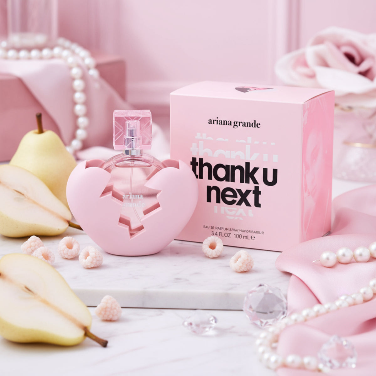 Thank U Next by Ariana Grande perfume for her EDP 3.3 / 3.4 oz New in Box 812256024279