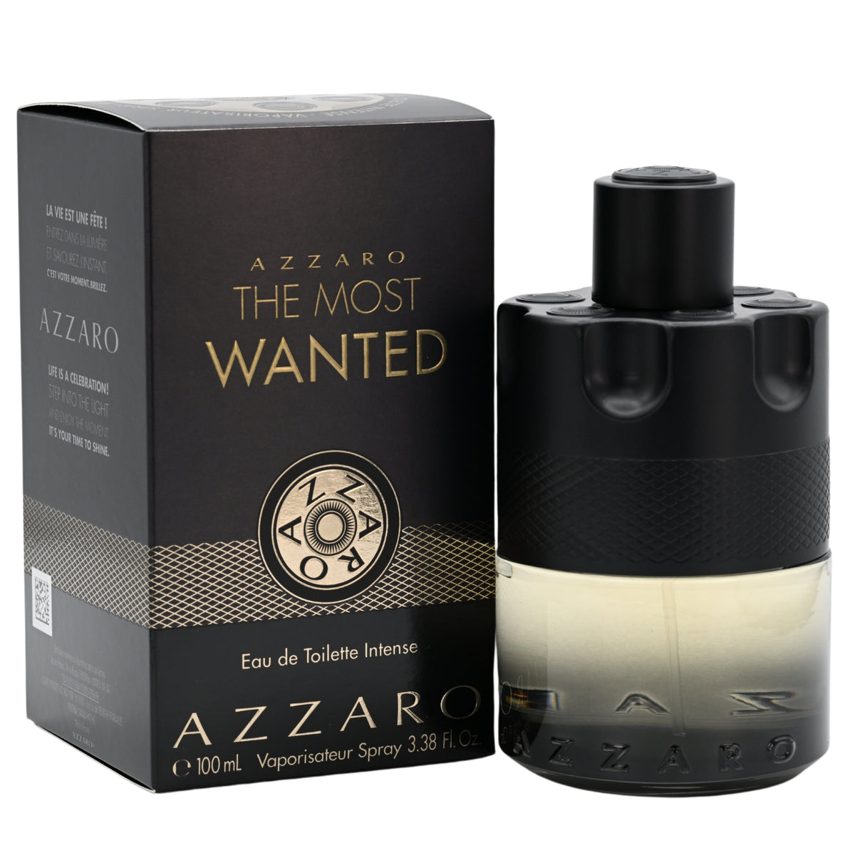 The Most Wanted by Azzaro cologne for men EDT intense 3.3  / 3.4 oz New in Box 3614274129281