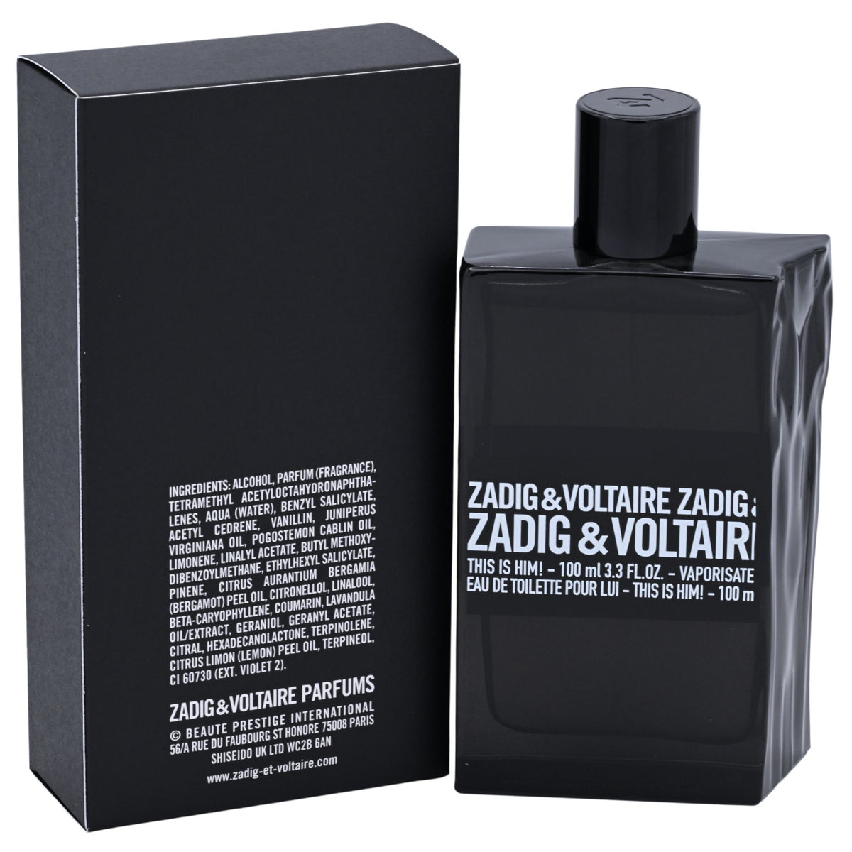 This Is Him! by Zadig & Voltaire cologne EDT 3.3 / 3.4 oz New in Box 3423474896257