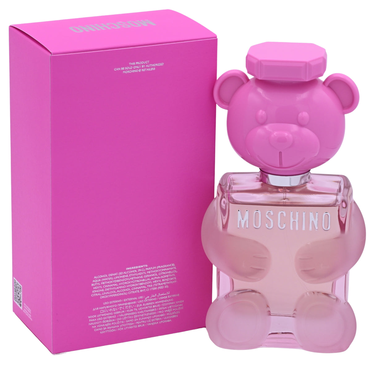 Toy 2 Bubble Gum by Moschino for women EDT 3.3 / 3.4 oz New In Box 8011003864089