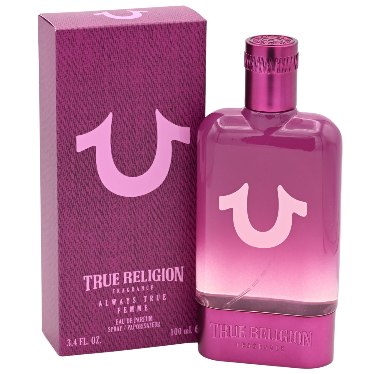 True Religion Always True Femme Eau de Parfum Spray for Women 3.4 oz (New Retail Box) 844061016002