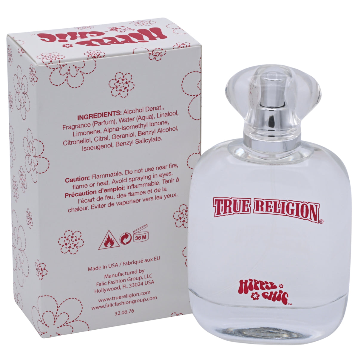 True Religion Hippie Chic 3.3 / 3.4 oz 100ml Spray for Women EDP NIB 844061013711